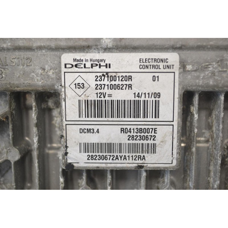 Εγκέφαλος Renault Megane / Fluence 2008-2016 237100120R 237100627R 28230672