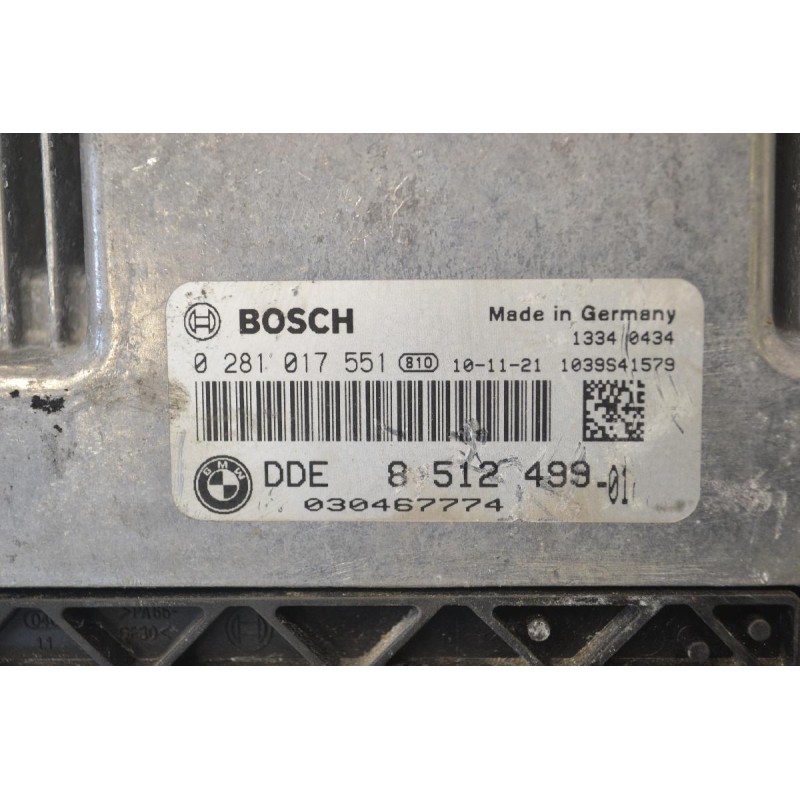 Εγκέφαλος Bmw X1 2009-2015 BOSCH 0281017551 DDE8512499-01 1039S41579