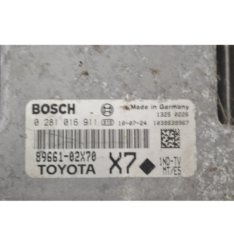 Εγκέφαλος Toyota Auris 2006-2013 8966102X70 0281016911
