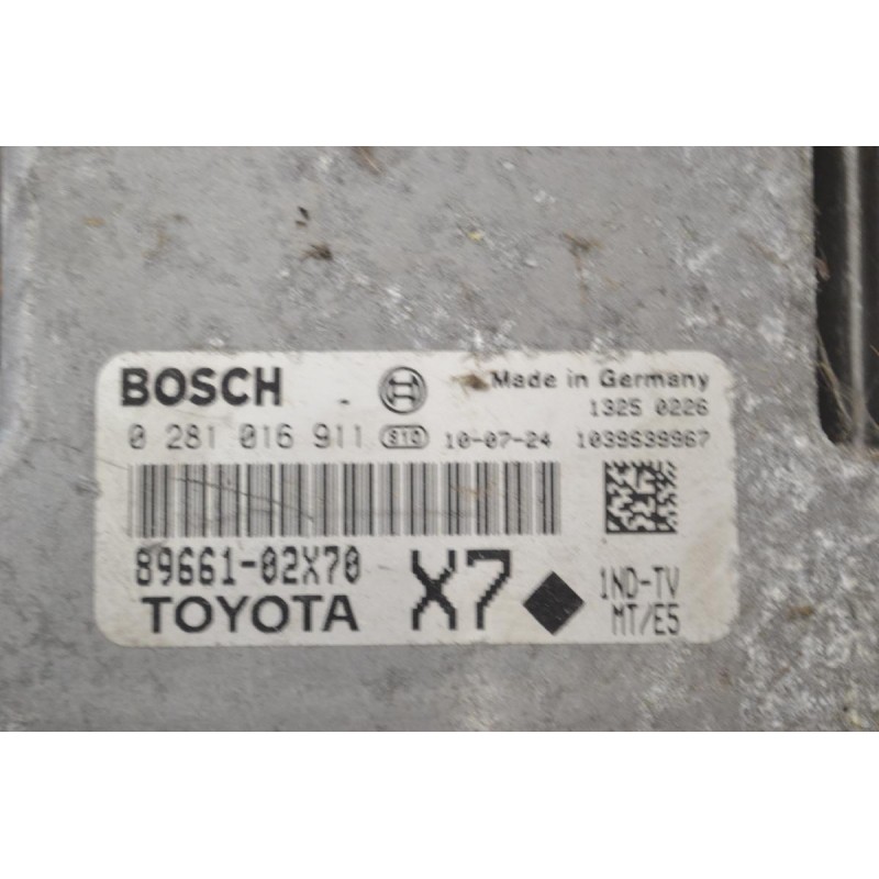 Εγκέφαλος Toyota Auris 2006-2013 8966102X70 0281016911