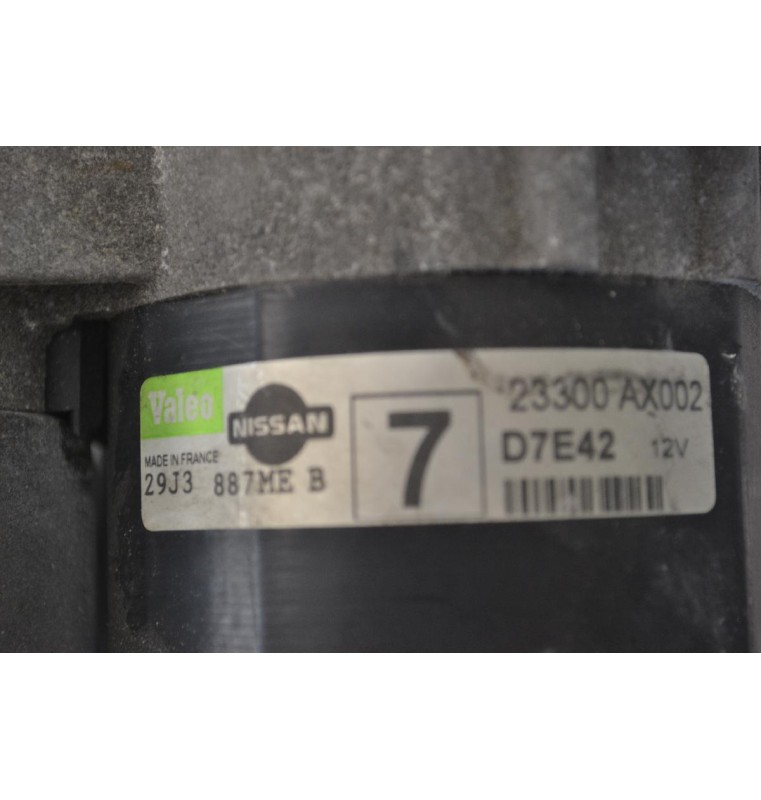 Μίζα Nissan Micra 2003-2010 VALEO 23300AX002 D7E42