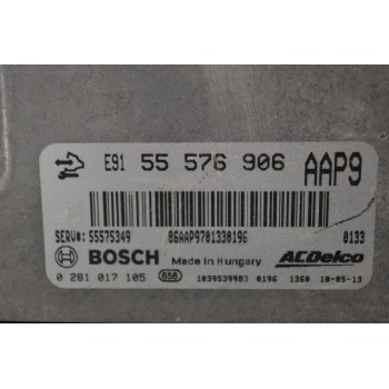Εγκέφαλος Κινητήρα Opel Insignia A20DTH BOSCH 55576906 0281017105