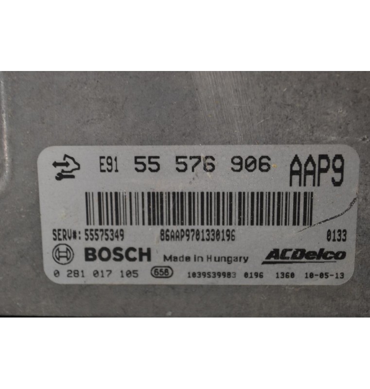 Εγκέφαλος Κινητήρα Opel Insignia A20DTH BOSCH 55576906 0281017105