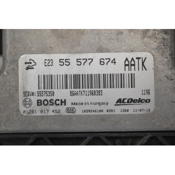 Εγκέφαλος Opel Astra 2009-2015 BOSCH 55577674 5575350 0281017452