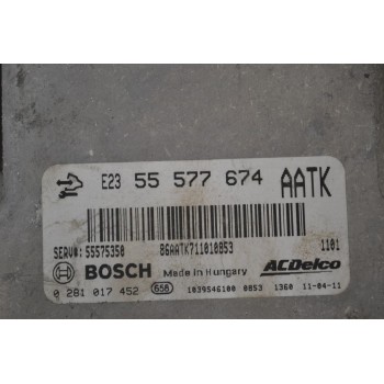 Εγκέφαλος Opel Astra 2009-2015 BOSCH 55577674 5575350 0281017452