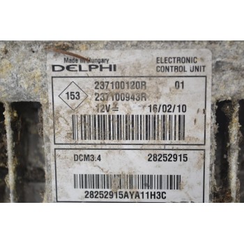 Εγκέφαλος Renault Megane / Fluence 2008-2016 237100120R 237100943R 28252915