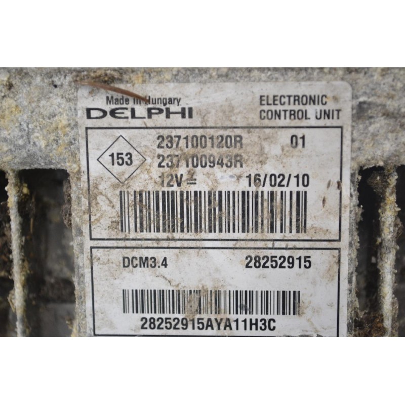 Εγκέφαλος Renault Megane / Fluence 2008-2016 237100120R 237100943R 28252915