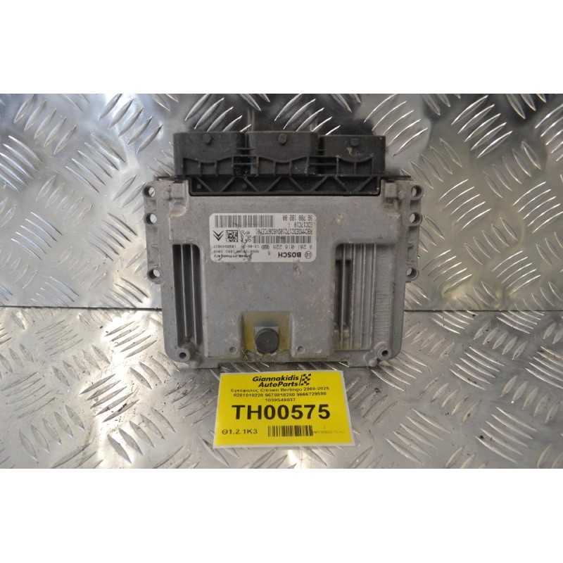 Εγκέφαλος Citroen Berlingo 2000-2025 0281018228 9678818280 9666729580 1039S49037