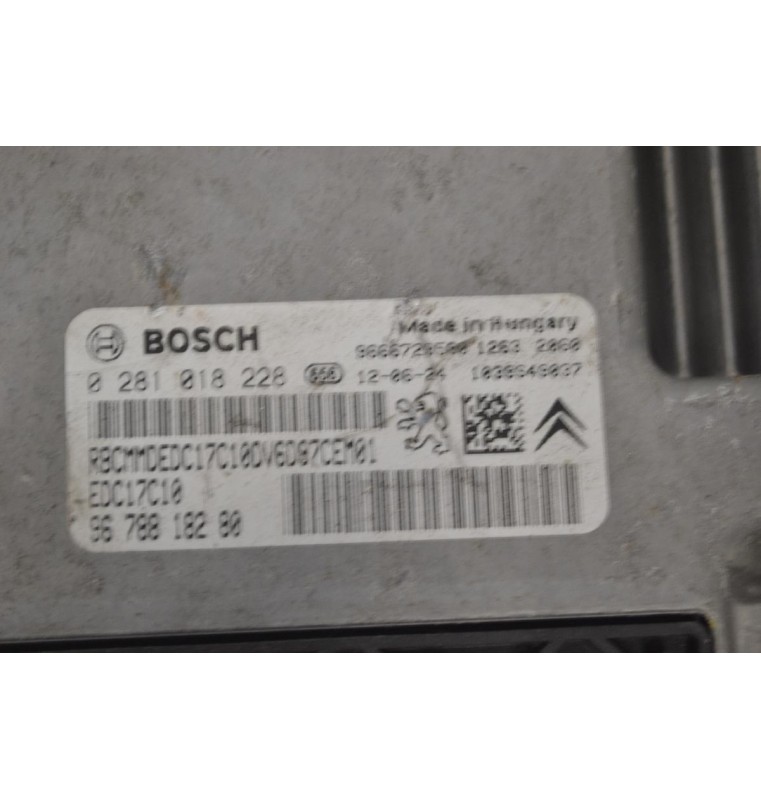 Εγκέφαλος Citroen Berlingo 2000-2025 0281018228 9678818280 9666729580 1039S49037