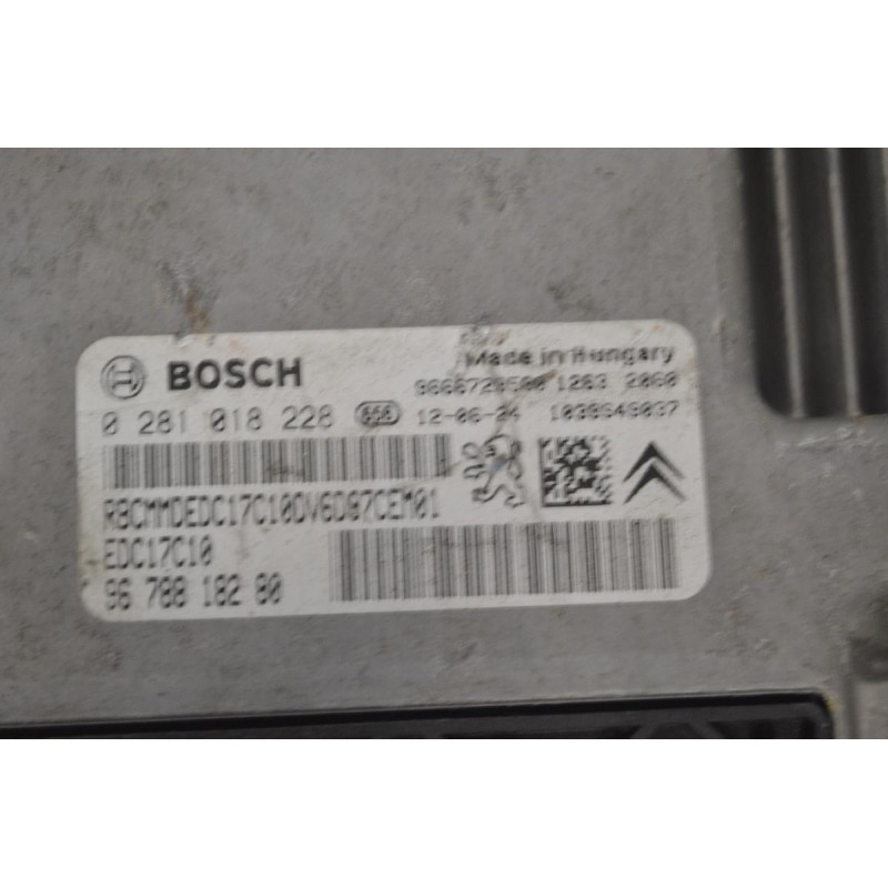 Εγκέφαλος Citroen Berlingo 2000-2025 0281018228 9678818280 9666729580 1039S49037