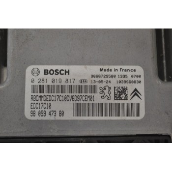 Εγκέφαλος Peugeot 208 2012-2019 0281019817 9805947380 9666729580 1039S60830