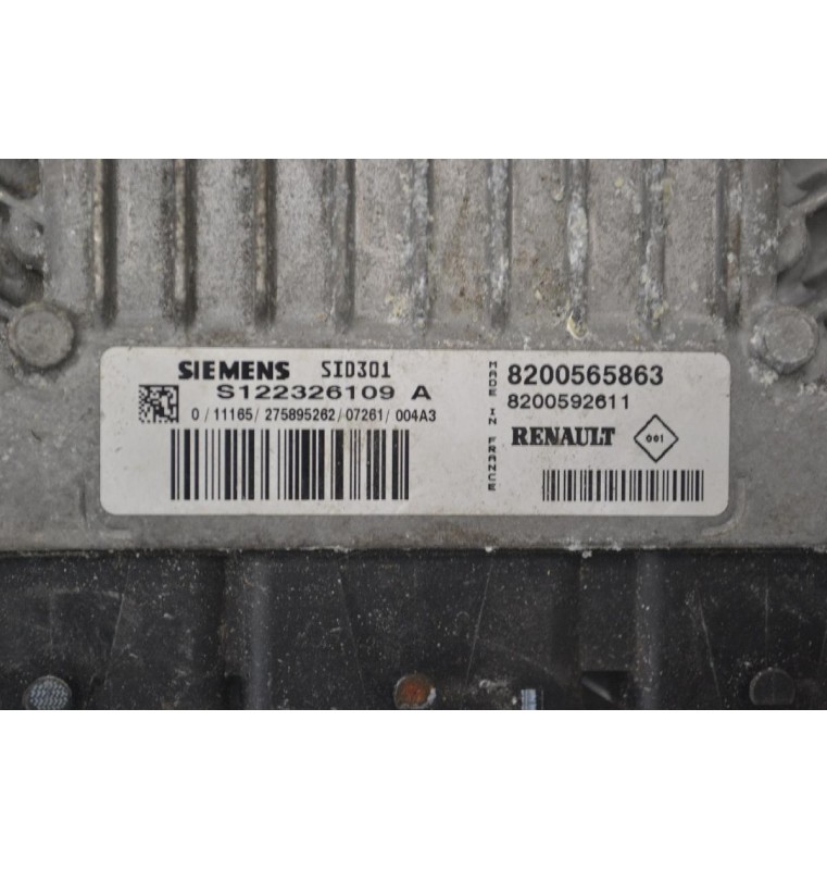 Εγκέφαλος Renault Megane K9K 2004-2012 SIEMENS S122326109A  8200565863 8200592611