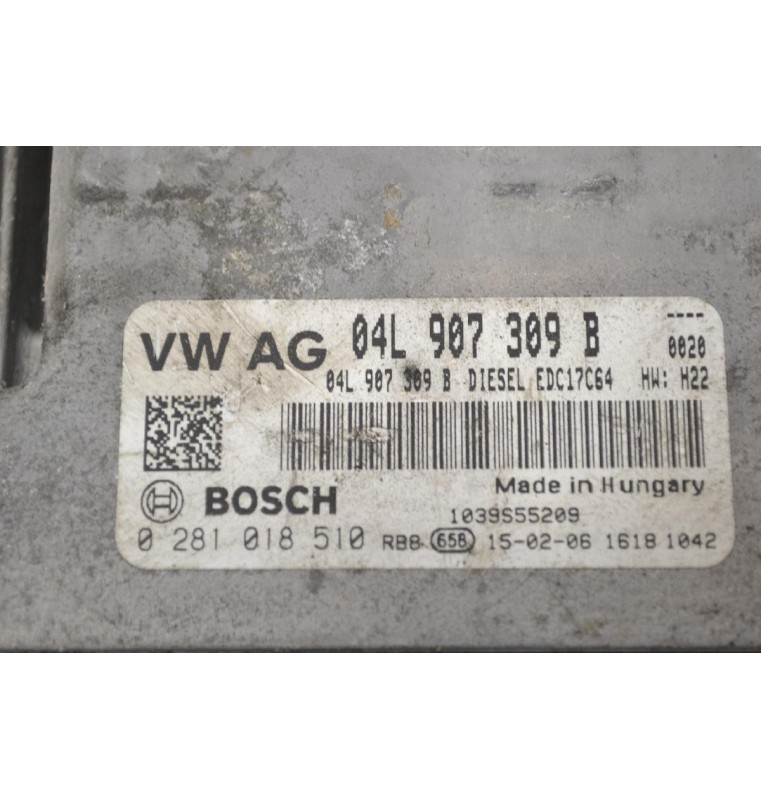 Εγκέφαλος Volkswagen Golf 2013-2018 0281018510 04L907309B 1039S55209