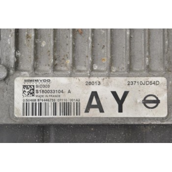 Εγκέφαλος Nissan Qashqai 2006-2020 23710JD54D S180033104 SID303