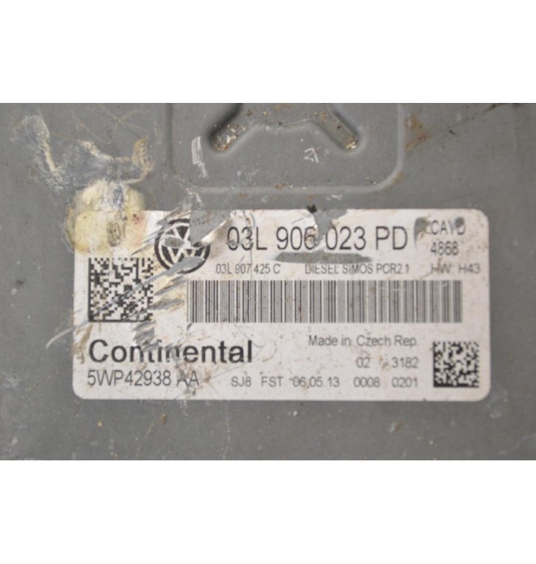 Εγκέφαλος Volkswagen Caddy 2010-2015 03L906023PD 03L907425C 5WP42938AA