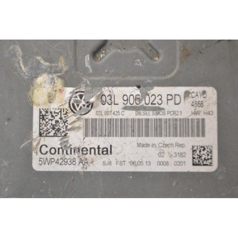 Εγκέφαλος Volkswagen Caddy 2010-2015 03L906023PD 03L907425C 5WP42938AA