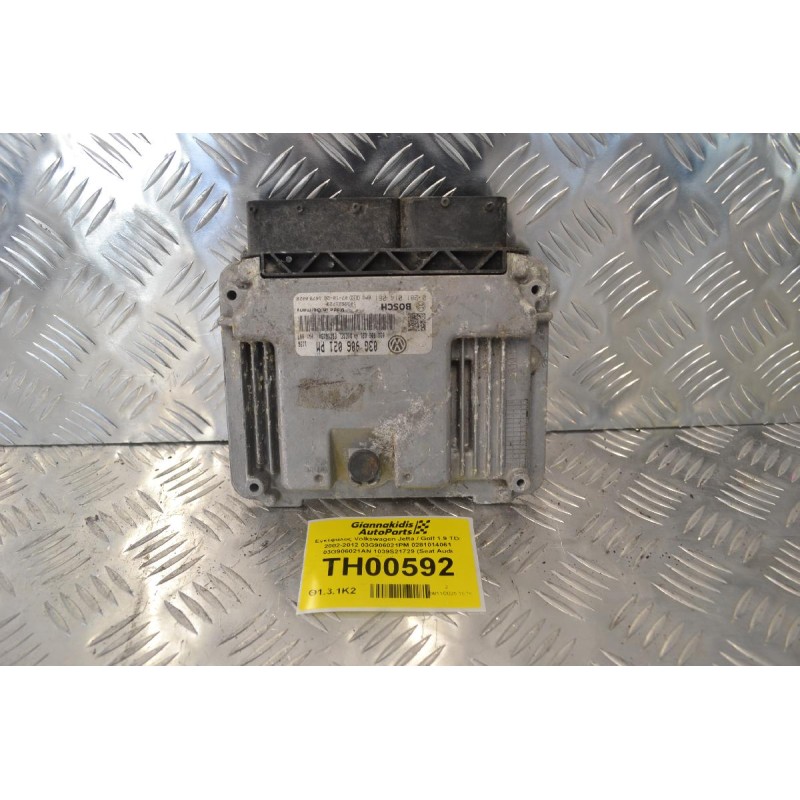 Εγκέφαλος Volkswagen Jetta / Golf 1.9 TDI 2002-2012 03G906021PM 0281014061 03G906021AN 1039S21729 (Seat Audi Skoda)