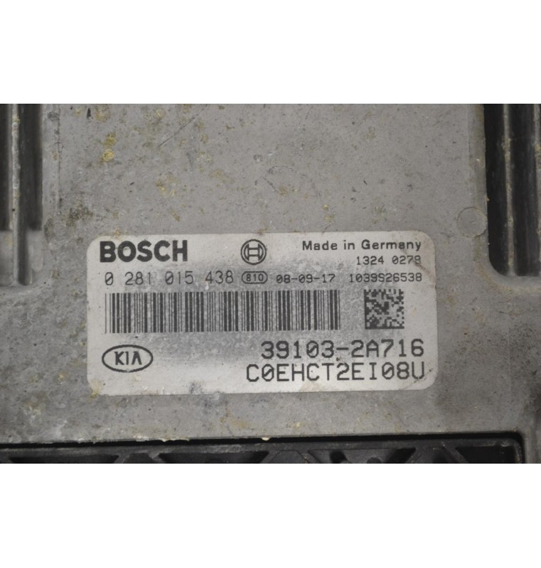 Εγκέφαλος Kia Ceed 2006-2012 0281015438 1039S26538 39103-2A716