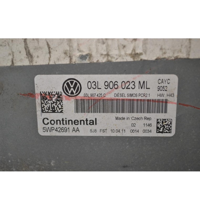 Εγκέφαλος Volkswagen Golf / Touran / Tiguan 1.6 TDI 2004-2014 03L906023ML 03L907425C 5WP42691AA