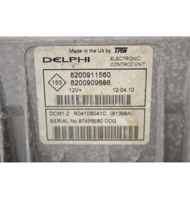Εγκέφαλος Renault Clio 2010-2014 DELPHI 8200911560 8200909666