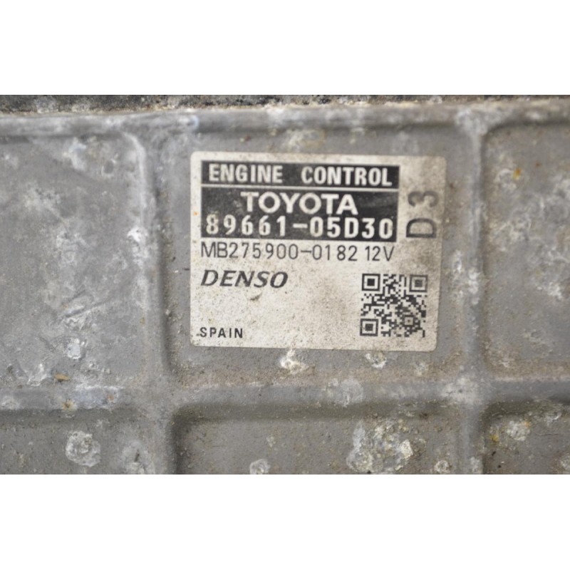 Εγκέφαλος Toyota Avensis 2.0 D4D 2008-2013 89661-05D30 MB275900-0182