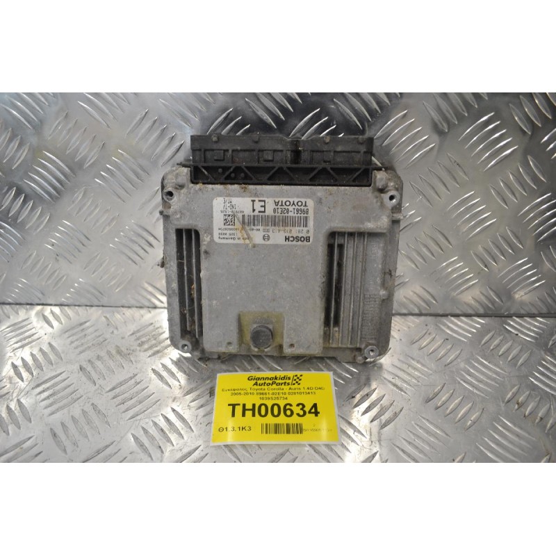 Εγκέφαλος Toyota Corolla - Auris 1.4D D4D 2005-2010 89661-02E10 0281013413 1039S25734