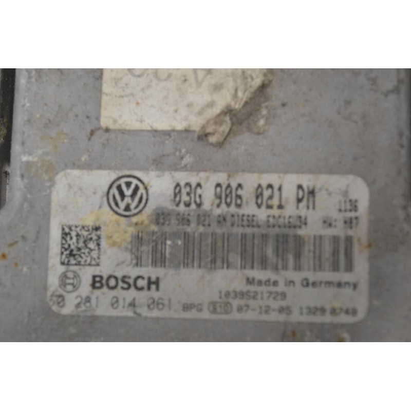 Εγκέφαλος Volkswagen Jetta / Golf 1.9 TDI 2002-2012 03G906021PM 0281014061 03G906021AN 1039S21729 (Seat Audi Skoda)