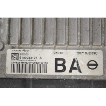 Εγκέφαλος Κινητήρα Nissan Qashqai 2006-2015 SIEMENS SID303 S180033107 A 23710-JD59C