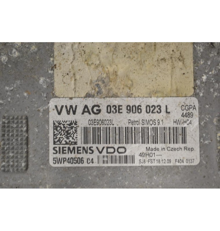 Εγκέφαλος Volkswagen Polo 1.2 2006-2015 03E906023L 03E906023L 5WP40546 (Seat / Audi / Skoda)