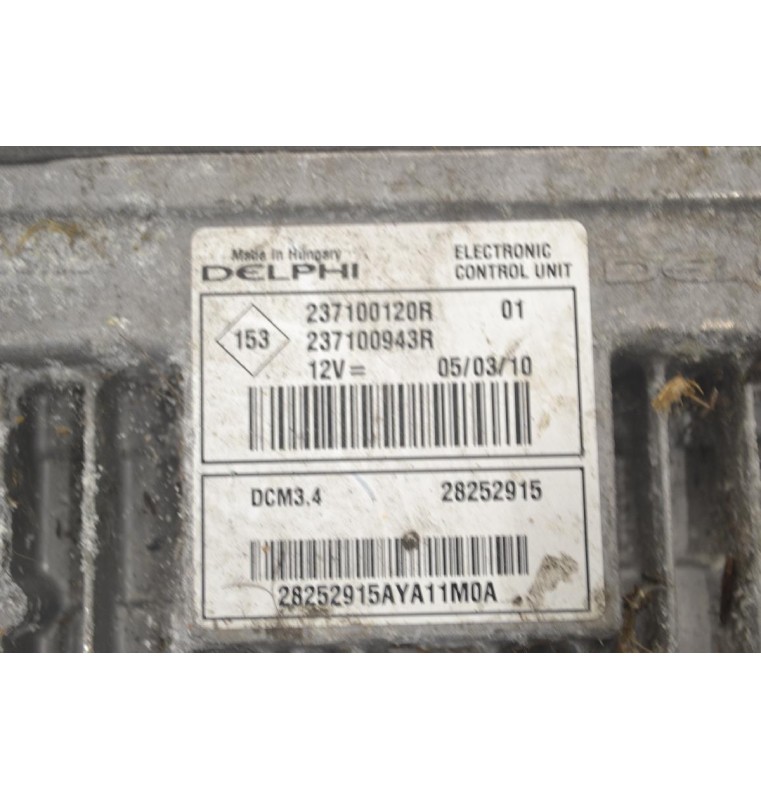 Εγκέφαλος Renault Megane / Fluence 2008-2016 237100120R 237100943R 28252915