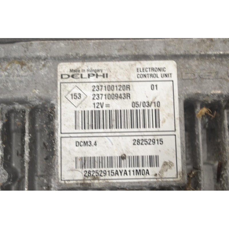 Εγκέφαλος Renault Megane / Fluence 2008-2016 237100120R 237100943R 28252915