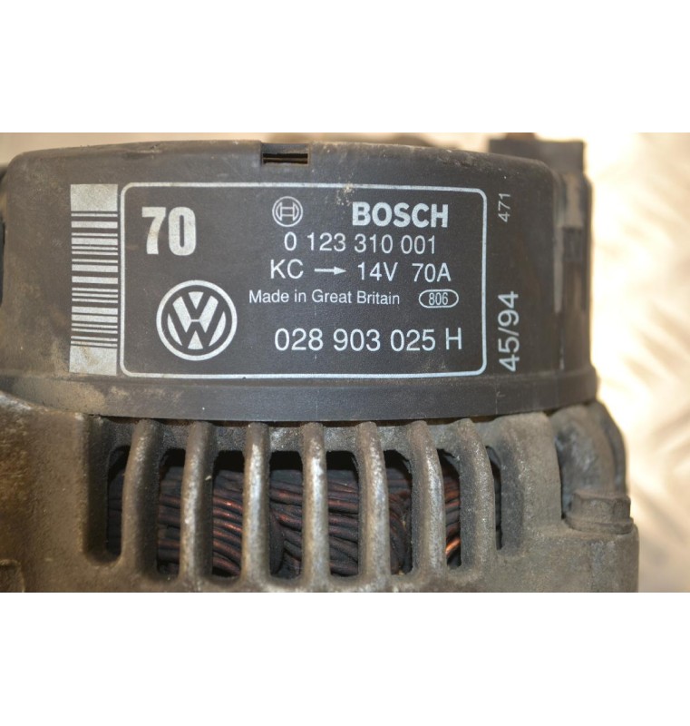 Δυναμό Volkswagen Golf III 1.4 ABD 1991-1999 028903025H 0123310001 70A