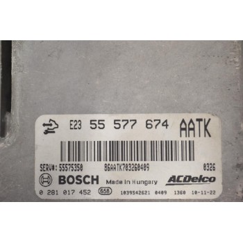 Εγκέφαλος Opel Astra 2009-2015 BOSCH 55577674 5575350 0281017452