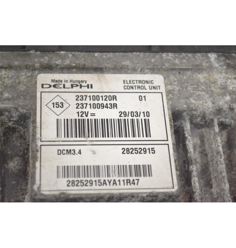 Εγκέφαλος Renault Megane / Fluence 2008-2016 237100120R 237100943R 28252915
