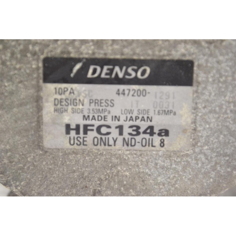 Κομπρεσέρ Aircondition - A/C Toyota Hiace / Hilux 2L 1996-2001 447200-1291 DENSO