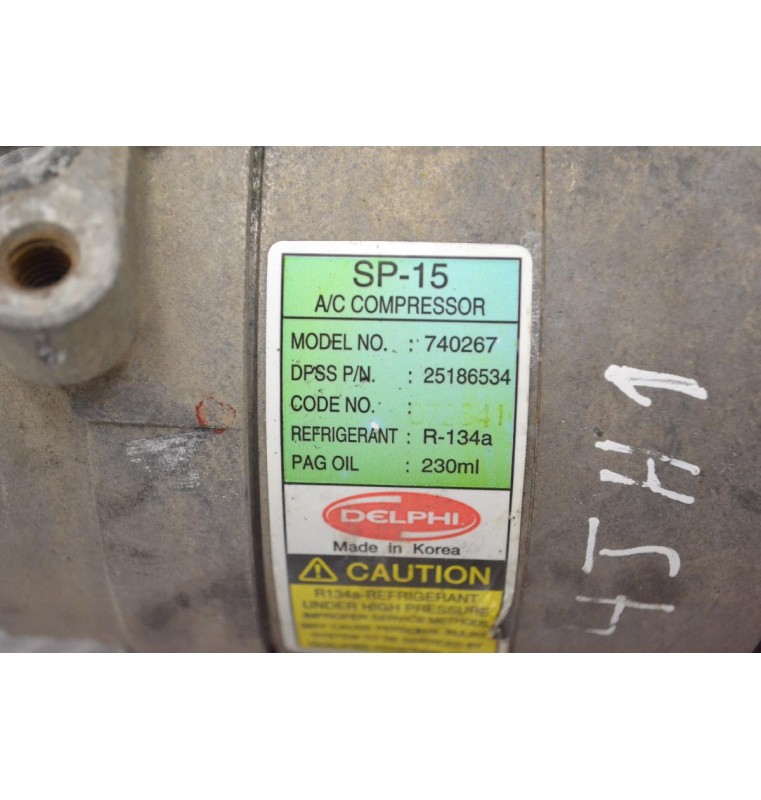 Κομπρεσέρ Aircondition - A/C Isuzu D-Max 2007-2012 DELPHI 740267 25186534