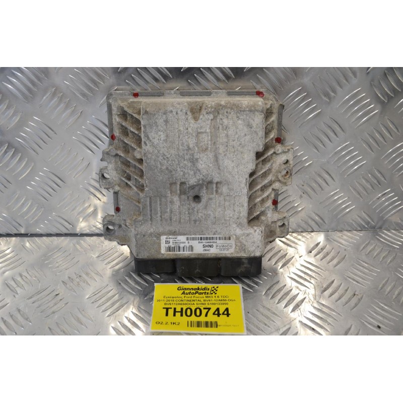 Εγκέφαλος Ford Focus MK3 1.6 TDCi 2011-2015 CONTINENTAL BV61-12A650-DGA BV6112A650DGA SHN0 S180133050 SID8007EVO