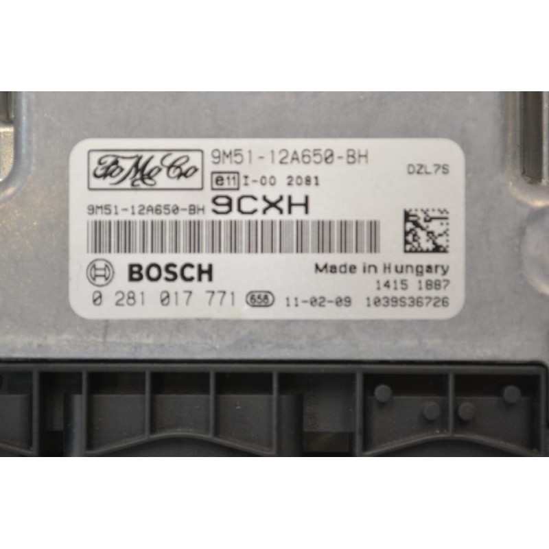 Εγκέφαλος Ford Focus 1.6D G8DD 2003-2015 9M51-12A650-BH 0281017771 1039S36726