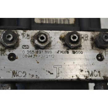 Μονάδα ABS Nissan Qashqai 2007-2013 BOSCH 47660-JD000 47660JD000 0265231899 0265800609