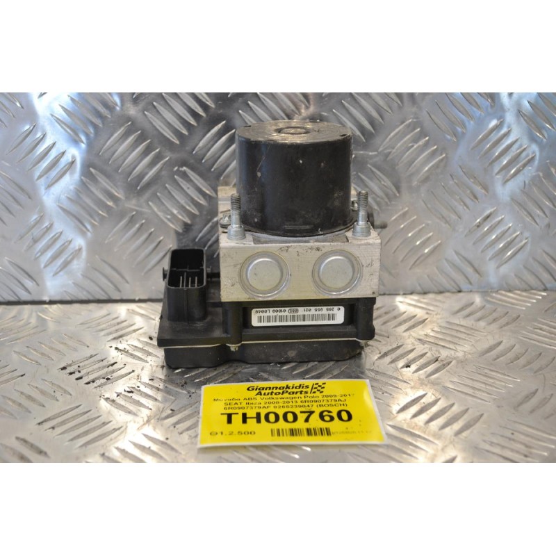 Μονάδα ABS Volkswagen Polo 2009-2017 SEAT Ibiza 2008-2013 6R0907379AJ 6R0907379AF 0265239047 (BOSCH)