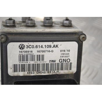 Μονάδα ABS Volkswagen Passat 2005-2011 TRW 3C0.614.109.AK 3C0614109AK 16705916 16705716Q 16705716-Q