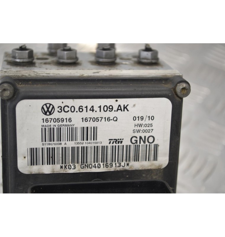 Μονάδα ABS Volkswagen Passat 2005-2011 TRW 3C0.614.109.AK 3C0614109AK 16705916 16705716Q 16705716-Q