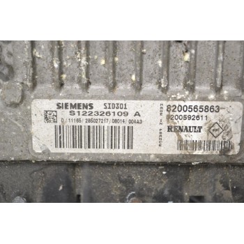 Εγκέφαλος Renault Megane K9K 2004-2012 SIEMENS S122326109A 8200565863 8200592611