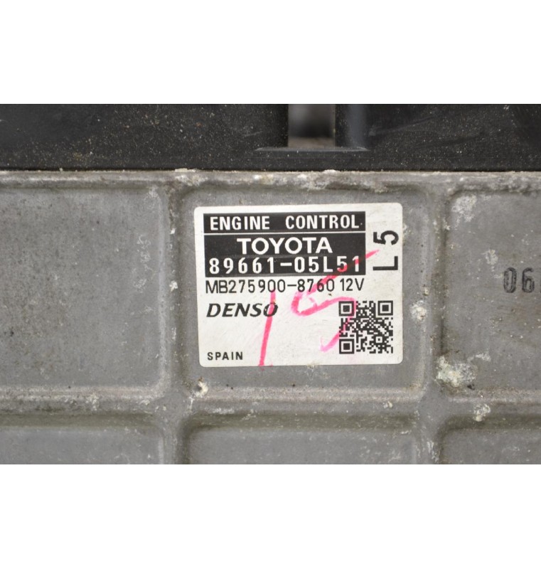 Εγκέφαλος Toyota Verso 2009-2018 12V 89661-05L51 MB275900-8760 8966105L51 MB2759008760