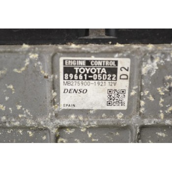 Εγκέφαλος Toyota Avensis 12V 2003-2008 8966105D22 89661-05D22 MB2759001921 MB275900-1921