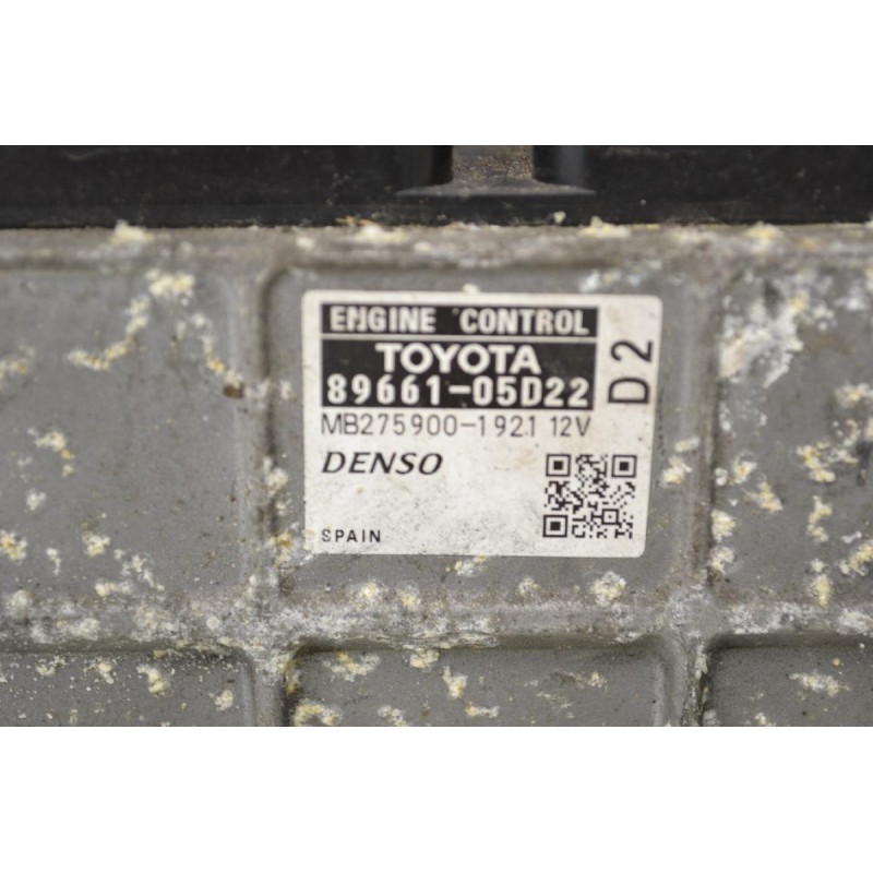 Εγκέφαλος Toyota Avensis 12V 2003-2008 8966105D22 89661-05D22 MB2759001921 MB275900-1921