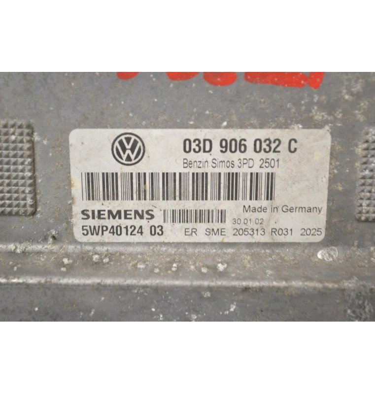 Εγκέφαλος Volkswagen Polo 1.2  2002-2006 SIEMENS 03D906032C  5WP40124