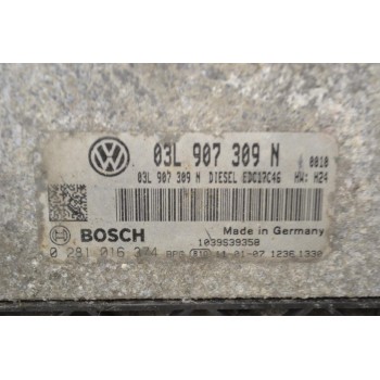 Εγκέφαλος Volkswagen Passat 2010-2016 BOSCH 03L907309N EDC17C46 0281016374 1039S19158