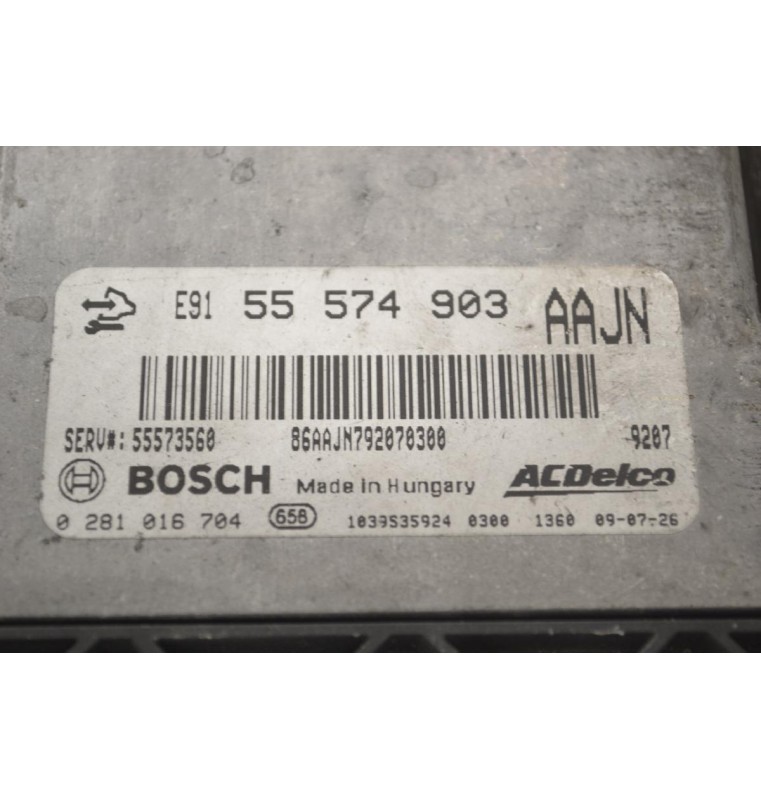 Εγκέφαλος Opel Insignia 2.0 CDTI 2008-2016 55574903 1039S35924 0281016704 55573560
