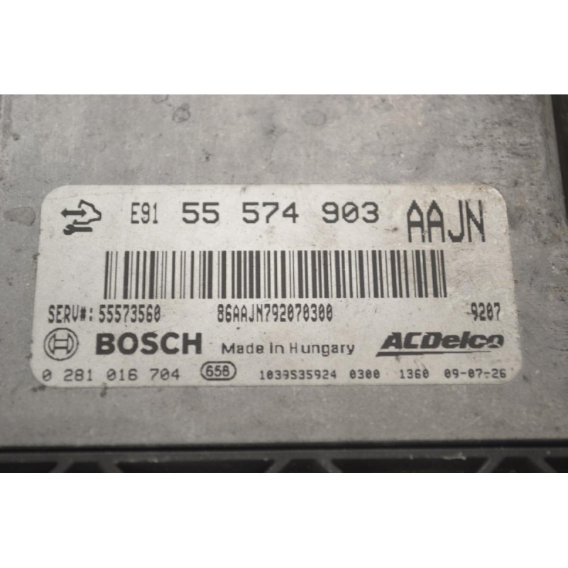 Εγκέφαλος Opel Insignia 2.0 CDTI 2008-2016 55574903 1039S35924 0281016704 55573560